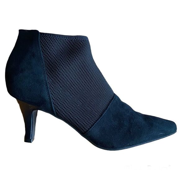 Life Stride Simply Comfort Black Heel Ankle Boot 9.5 - Picture 2 of 12